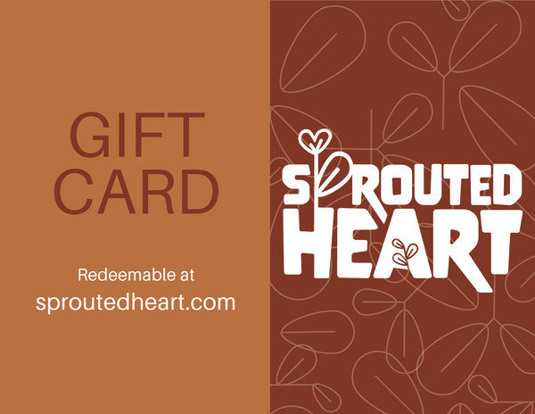 Sprouted Heart Gift Card